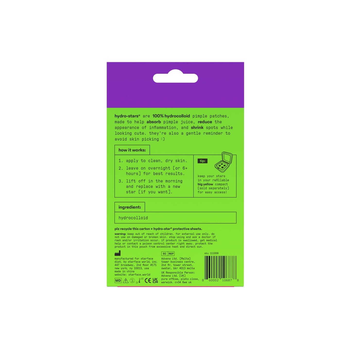 (3 Pack) Hydro-Star® Party Pack Pimple Patches - 32Ct
